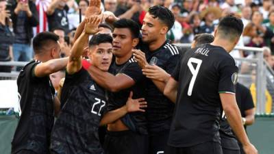México debutó con el pie derecho en la Copa Oro. Foto AFP