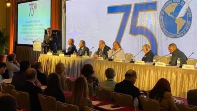 El presidente del Grupo OPSA, Jorge Canahuati, participó en la 75 Asamblea General de la SIP en Florida./