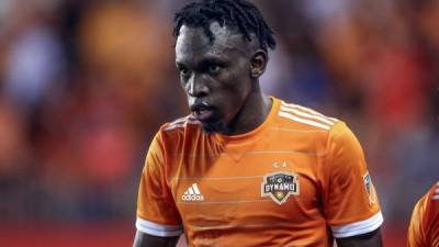 Alberth Elis en un partido con el Houston Dynamo. Foto USA Today