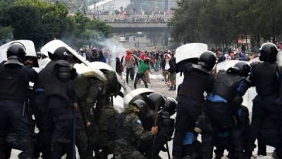En los últimos dos días ha habido disturbios en Tegucigalpa y San Pedro Sula.