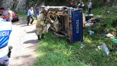 El accidente pudo haber sido provocado por una posible imprudencia del conductor.