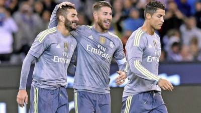 Cristiano Ronaldo, Sergio Ramos y Karim Benzema, están en el Top 5 de los mejores pagados del Real Madrid.