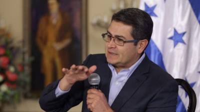 El mandatario Juan O. Hernández no se ha pronunciado sobre una reelección presidencial.