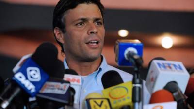 Leopoldo López es uno de los líderes de la oposición venezolana.