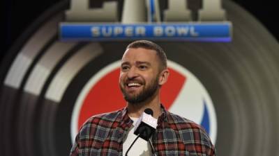 Por tercera vez, Justin Timberlake animará el show de medio tiempo del Super Bowl. Foto AFP