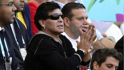 A Maradona no le gustó la actuación argentina ante Suiza.