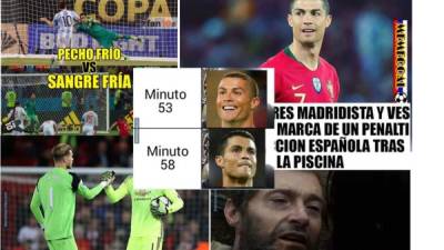 Los mejores memes que dejó el partido entre Portugal y España en el debut del Mundial de Rusia 2018. Cristiano Ronaldo y De Gea sufren las burlas.