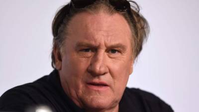 (FILES) In this file photo taken on May 22, 2015, French actor Gerard Depardieu attends a press conference for the film 'Valley of Love' at the 68th Cannes Film Festival in Cannes, southeastern France.According to judicial source on August 30, 2018, French actor Gerard Depardieu faces probe over alleged rape and sex assaults. / AFP PHOTO