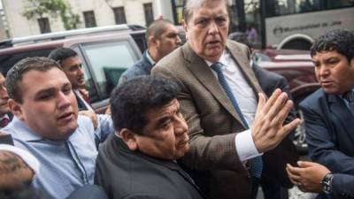 García es investigado por los presuntos delitos de colusión y lavado de activos en el caso de los sobornos pagados por la constructora brasileña Odebrecht en Perú./AFP.