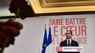 Benoît Hamon logró hacerse con la candidatura del Partido Socialista, actualmente en el poder en Francia.