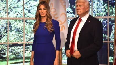 La figura de cera de Melania Trump es la nueva atracción del Museo Madame Tussauds./AFP.