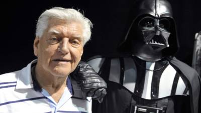 David Prowse, durante una convención de Star Wars en Cusset, en el centro de Francia, el 27 de abril de 2013. AFP