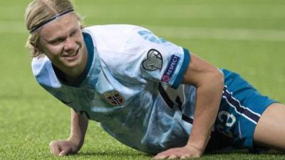 Haaland tiene contrato con el Borussia Dortmund hasta el 30 de junio de 2024. Foto AFP