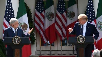 Obrador agradeció a Trump por su 'comprensión y respeto' a los mexicanos./AFP.