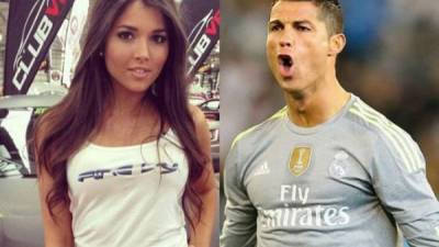 La modelo no se dejó seducir por Cristiano Ronaldo.