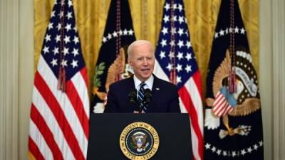Biden tendrá 82 años en cuando cumpla sus primeros cuatro años de mandato./AFP.