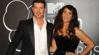 Robin Thicke y Paula Patton durante su matrimonio.