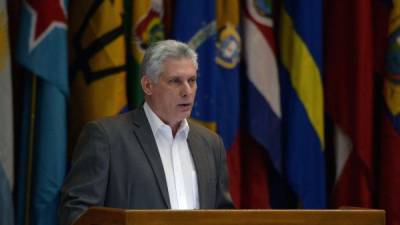 El presidente de Cuba, Miguel Díaz-Canel. AFP/Archivo