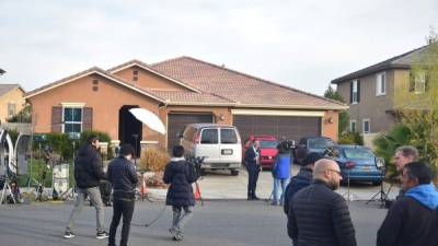 La pareja que mantenía encadenados a sus hijos vivían en un barrio de clase media en California. //AFP.