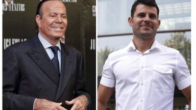 La justicia reconoció a Julio Iglesias como 'padre biológico' de Javier Sánchez Santos (d).