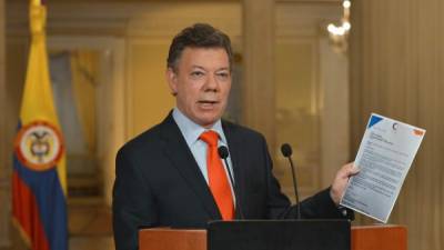 El presidente colombiano Juan Manuel Santos.