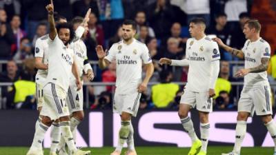 Marcelo anotó el gol de la victoria del Real Madrid. FOTO AFP.