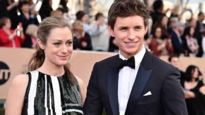 Hannah Bagshawe y Eddie Redmayne