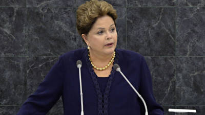 La presidenta brasileña, Dilma Rousseff. AFP