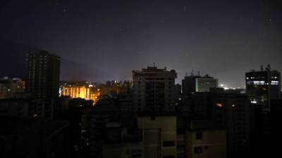 Vista general de edificios en Caracas. AFP