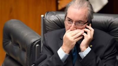 El presidente de Cámara de Diputados fue destituido por la Corte Suprema de Justicia. Foto: AFP.