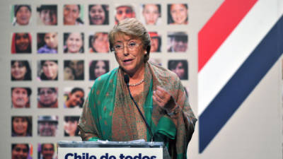 Michelle Bachelet asegura que devolverá a la tranquilidad a los chilenos.