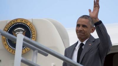 Obama dijo estar 'profundamente comprometido' con mantener una relación 'con una España fuerte y unida'. AFP