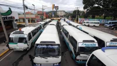 Los representantes del sector transporte están reunidos en Siguatepeque.