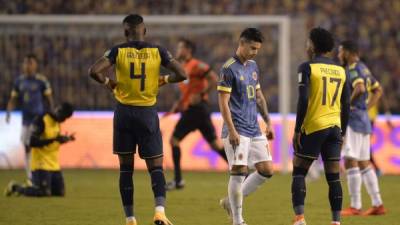 La selección de Ecuador logró su tercer triunfo consecutivo en las eliminatorias. Foto AFP.