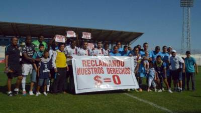 Los futbolistas ecuatorianos manifestaron que solo exigen sus derechos.