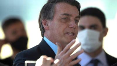 Jair Bolsonaro fue diagnosticado con COVID-19 el pasado 7 de julio y anunció el resultado de exámenes ante las cámaras de televisión a las puertas del palacio de la Alvorada