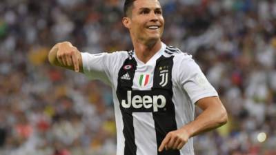 Cristiano Ronaldo es la máxima figura de la Juventus. FOTO AFP.