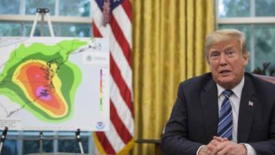 Trump advirtió a los estadounidenses que se preparen para afrontar 'una de las peores tormentas que azotará la costa este en muchos años'./AFP.