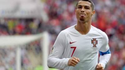 Cristiano Ronaldo anotó el gol del triunfo de Portugal contra Marruecos.