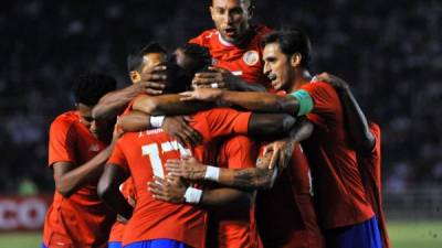 La selección de Costa Rica superó a Perú en un gran duelo. FOTO AFP.