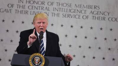 El nuevo presidente estadounidense Donald Trump reiteró su confianza y respeto a la CIA. AFP