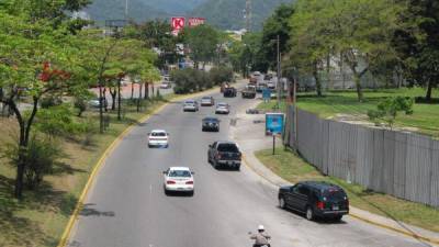 Parte de la avenida Circunvalación.