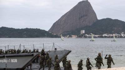 Las fuerzas de seguridad brasileñas han realizado varios simulacros en caso de ataque terrorista.