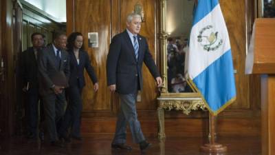 Otto Pérez Molina presidente de Guatemala.