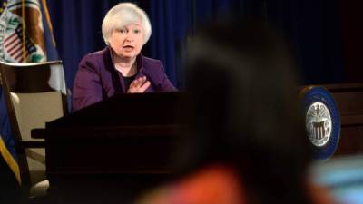 La presidenta de la Fed, Janet Yellen observa buenos indicadores en la economía norteamericana.