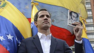 Juan Guaidó, presidente interino de Venezuela.