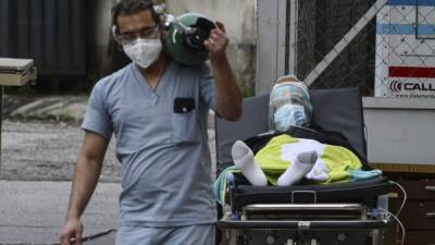 El panorama para el Distrito Central, que conforman las ciudades de Tegucigalpa y Comayagüela, en las próximas semanas 'no es nada alentador', subraya médico internista. Foto: AFP