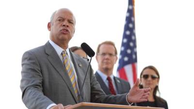 El secretario de Seguridad Nacional de Estados Unidos, Jeh Charles Johnson.