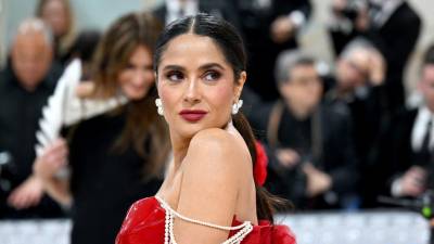 La actriz mexicana Salma Hayek, en la pasada MET Gala.