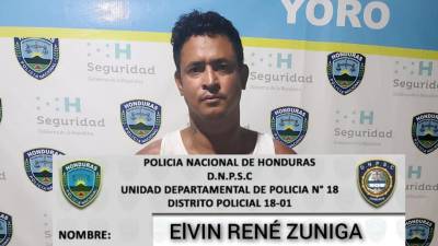 Elvin René Zúniga (40) está en el centro penal de la ciudad de Yoro, en Yoro.